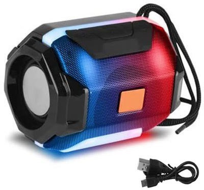 Worricow Best Buy Wireless Disco Light IPX7 Waterproof Outdoor Speaker 10 W Bluetooth Speaker(Black, 5.2 Channel)
