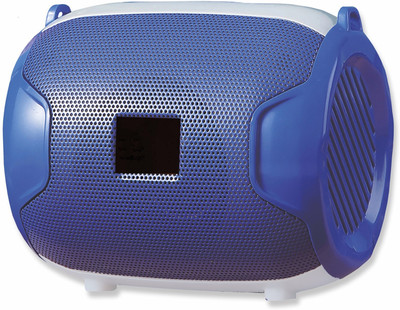 Borneo Portable Bluetooth Speaker 5W Dynamic Thunder Sound High Bass Black 5 W Bluetooth Speaker(Blue, Stereo Channel)