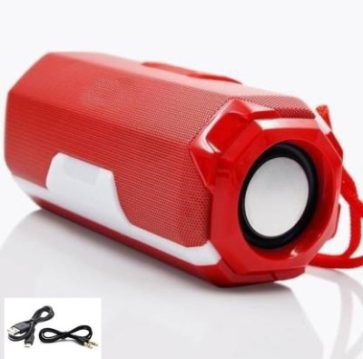 RECTITUDE Best A006 Powerful Portable Life with USB Charging Cable 10 W Bluetooth Speaker(Red, Stereo Channel)