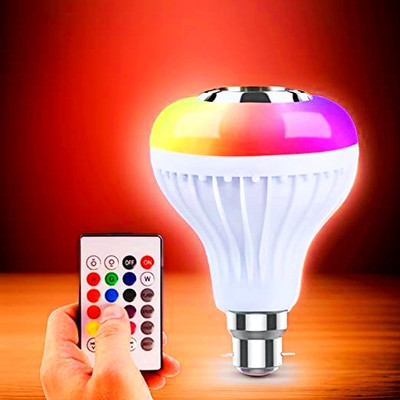GUGGU Bluetooth Speaker Light Bulb for Music and Colorful Atmosphere Home Theater 53 12 W Bluetooth Speaker(Multicolor, 5.1 Channel)