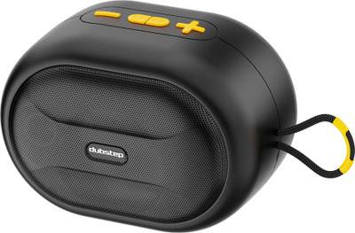 Dubstep Pop 1210 Wireless Speaker with 16 Hrs Playtime, 52mm Dynamic Driver, TWS Pairing 12 W Bluetooth Speaker(Black, 2.0 Channel)