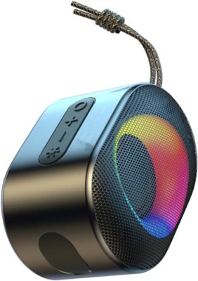 ZSIV MS-1000 Bluetooth Speaker Wireless HiFi Speaker Light, USB Rechargeable Portable 10 W Bluetooth Speaker(Black, Stereo Channel)