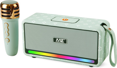 MZ M23VP (PORTABLE BLUETOOTH SPEAKER) Dynamic Thunder Sound with wirless MIC 10 W Bluetooth Speaker(Green, Stereo Channel)
