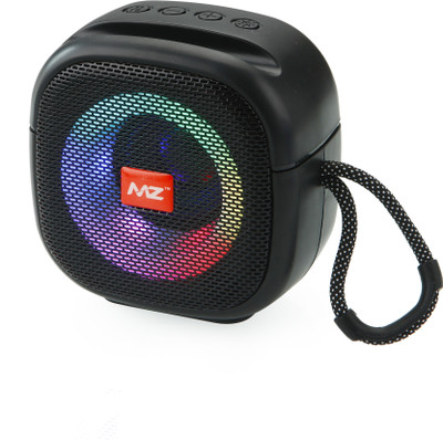 MZ M404SP (PORTABLE BLUETOOTH SPEAKER) Dynamic Thunder Sound, In Built RGB Light 5 W Bluetooth Speaker(Black, Stereo Channel)