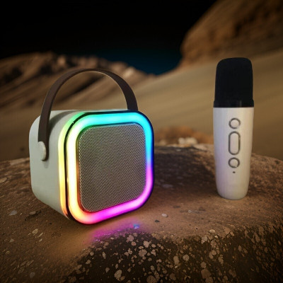 Saibaba Insulators N29_K12 Kids' Mini Karaoke Machine: Bluetooth Speaker with Wireless Mic 5 W Bluetooth Speaker(Multicolor, 4.1 Channel)