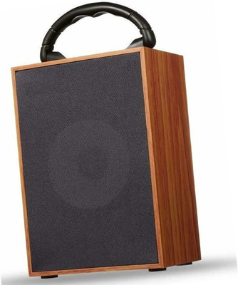XVEP Wireless Speakers SM-21 Creta Wooden Bluetooth Speakers 10 W Bluetooth Speaker((Wood Brown), 4.2 Channel)