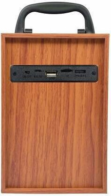 CIHYARD Soundbar Music Box Wooden Speaker WIth Mobile Stand Portable Wireles Loudspeaker 10 W Bluetooth Speaker(Black, Stereo Channel)