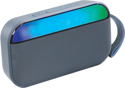 JAZX BS-56D Wireless Speaker, With RGB Dazzle Color Lamp, High Quality Sound & TF/FM 20 W Bluetooth Speaker(Grey, Stereo Channel)