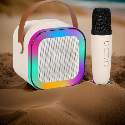 Saibaba Insulators A38_K12 Kids' Mini Karaoke Machine: Bluetooth Speaker with Wireless Mic 5 W Bluetooth Speaker(Multicolor, 4.1 Channel)