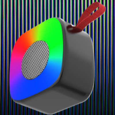 FRONY SONIC_64DR_Mini Bluetooth Speaker With,RGB Lights,USB,SD Card,FM Radio 15 W Bluetooth Speaker(Black, 4.1 Channel)