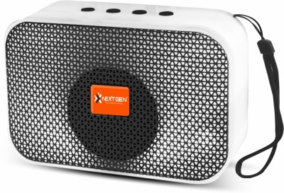 NEXTGEN Go Essential Rich Bass Ultra Portable 5W Bluetooth Speaker with Light, FM Radio 5 W Bluetooth Speaker(Black, Stereo Channel)