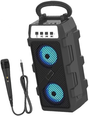 ZWOLLEX WS-1300 Wireless Speaker 8 Hrs Playtime Multi-Connectivity 10 W Bluetooth 10 W Bluetooth Speaker(Black, Stereo Channel)