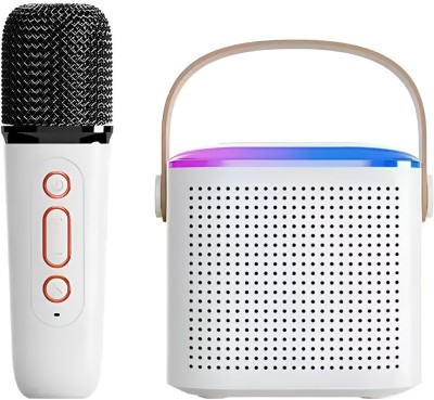 COREGENIX Karaoke Y1 with mic 10W Bluetooth Speaker, Long Playtime with USB, SD Card, FM 10 W Bluetooth Speaker(Assorted, Mono Channel)