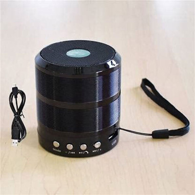 RECTITUDE Mini Bluetooth Speaker WS 887 with FM Radio,Memory Card Slot 10 W Bluetooth Speaker(Black, 4.1 Channel)