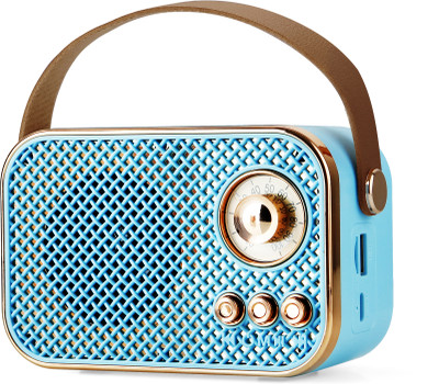 MZ S3 (BLUETOOTH PORTABLE SPEAKER) Dynamic Thunder Sound with High Bass, 1200mAh 5 W Bluetooth Speaker(Blue, Stereo Channel)