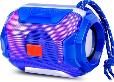 F FERONS Powerpact bass & stereo audio color changIng led Light wireless portable FRB-162 3 W Bluetooth Speaker(Blue, Stereo Channel)