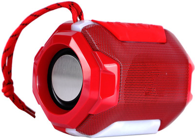 Deeshora Mini Home theatre Powerpact Stereo Audio deep bass Portable Rechargeable 5 W Bluetooth Speaker(Red, Stereo Channel)