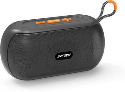 iNFiRe Groove 8W Party Speaker, 14H Playback,BT 5.4, FM, TF/USB, TWS 8 W Bluetooth Speaker(Black, Stereo Channel)
