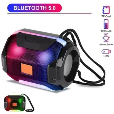 CIHYARD WS-01 Mini Home Theatre HiFi Full Range Woofer Loudspeaker Powerpact Stereo Audio deep bass Sound Portable Rechargeable Led Color Changing Lights Mini Dynamite Gaming/Outdoor/Home Audio|3D Sound| Splashproof| Water Resistant| Bluetooth Speaker |Led Colour Changing Lights | Mini Home Theatre|
