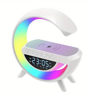 VOLTegIC Wake-up Smart Bluetooth Speaker Light Wireless Charging Led Night Light 5 W Bluetooth Speaker(White, Mono Channel)