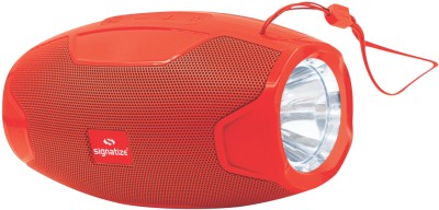 TP TROOPS Bluetooth Speaker Micro SD Card Support FM Radio Torch/Flashlight AUX Support 10 W Bluetooth Speaker(Red, Stereo Channel)