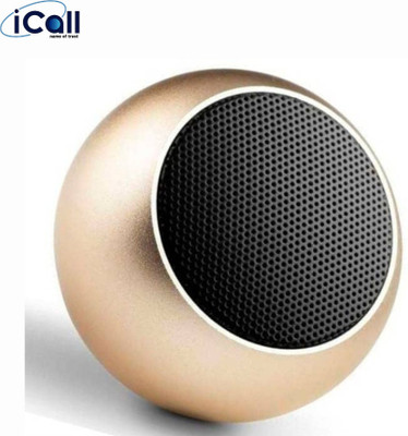 icall M4 Colorful Wireless Mini Round Dynamic Metal With High Bass 5 W Bluetooth Speaker(Multicolor, Stereo Channel)