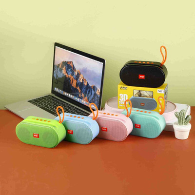 Viraan mz m45vp(PORTABLE BLUETOOTH SPEAKER) 5 W Bluetooth Speaker(Multicolor, Stereo Channel)