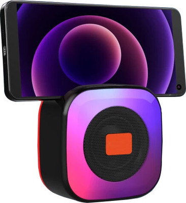 BASS BLING TWS,RGB Lights speaker with mobile holding slot and USB, SD, AUX, FM Speaker 10 W Bluetooth Speaker(Multicolor, 5.2 Channel)
