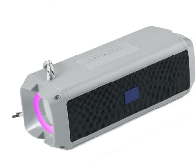 TX -FLO v5.0 with USB,SD card Slot,3D Bass,Aux Playback Time 19hr 10 W Bluetooth Party Speaker(Grey, Stereo Channel)