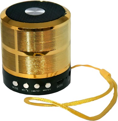 ATSK HUB MINI Portable Wireless Bluetooth 2in1 Speaker Compatible with All Mobile Phone 25 W Bluetooth Home Audio Speaker(Gold, Stereo Channel)