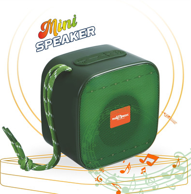 Pick Ur Needs Portable Wireless Speaker With RGB Light TF Card / USB Device / FM Radio Support 5 W Bluetooth Speaker(Green, 5.0 Channel)