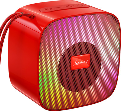 Landmark LM BT1139 Red Portable Bluetooth Speakers RGB Lights with 6 hrs Play Time 5 W Bluetooth Speaker(Red, Mono Channel)