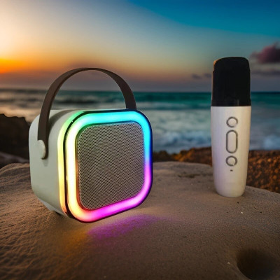 Saibaba Insulators O30_K12 Kids' Mini Karaoke Machine: Bluetooth Speaker with Wireless Mic 5 W Bluetooth Speaker(Multicolor, 4.1 Channel)