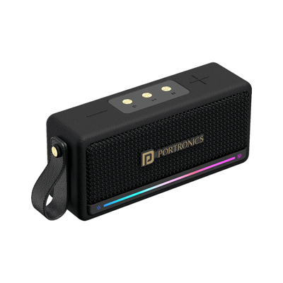 Portronics Harmony Mini 25W HD Sound Bluetooth Speaker With Bass Radiator, In Built Mic 25 W Bluetooth Speaker(Black, Stereo Channel)
