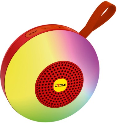 CYOMI CY_708 V5.1 Wireless Speaker with Immersive Surround Sound & 8Hr Playtime 5 W Bluetooth Speaker(Red, Mono Channel)