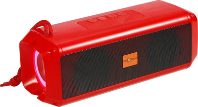 Pick Ur Needs Rechargeable Wireless Soundbar Speaker System With RGB Disco Light 10 W Bluetooth Speaker(Red, 5.0 Channel)