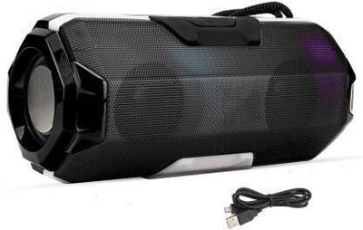 CIHLEX Bluetooth Speakers Portable Rechargeable Splash/Waterproof Flashing LED Light 20 W Bluetooth Speaker(Black, Stereo Channel)