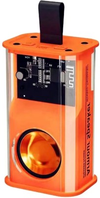 Zusix Armour Bluetooth Wireless 5W Speaker 5 W Bluetooth Speaker(Orange, Stereo Channel)