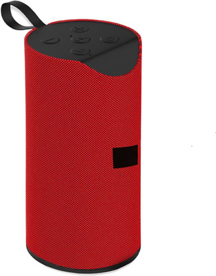 Borneo 10W Bluetooth Speaker Hi-Fi Sound Dynamic Bass 10H Playtime Multi-Mode Red 10 W Bluetooth Speaker(Red, Stereo Channel)