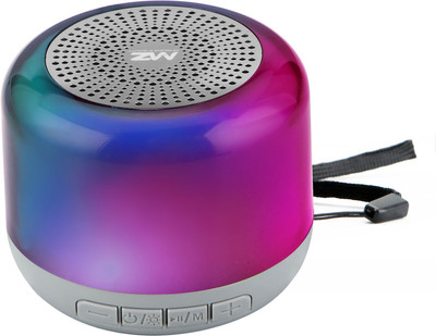 MZ M1 (BLUETOOTH PORTABLE SPEAKER) Dynamic Thunder Sound with RGB Light 5 W Bluetooth Speaker(Grey, Stereo Channel)