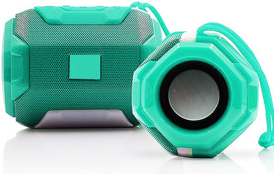 Deeshora A005 Speaker with LED Light and TF Card Support/USB Port Mini Bluetooth Speaker 5 W Bluetooth Speaker(Green, Stereo Channel)