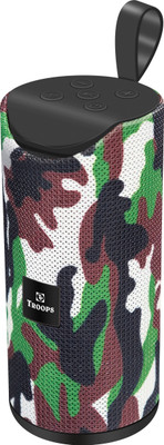 TP TROOPS Wireless Bluetooth Speaker with 10 Watts Speaker 500 MAH Battery,Long Life 10 W Bluetooth Speaker(Green, Stereo Channel)