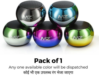 MZ S1 (PORTABLE BLUETOOTH MINI SPEAKER) Dynamic Metal Sound With High Bass 3 W Bluetooth Speaker(Multicolor, Stereo Channel)