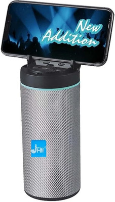 JHN Wireless rechargeable portable Premium bass Multimedia JHN-124 10 W Bluetooth Speaker(Grey, Stereo Channel)