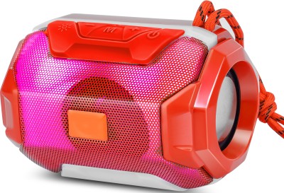 F FERONS Powerpact bass & stereo audio color changIng led Light wireless portable FFR-162 3 W Bluetooth Speaker(Red, 4.1 Channel)