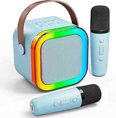 Arceus K12 Bluetooth Speaker Wireless Mic with 3 Voice Converter K12 10 W Bluetooth Speaker(Multicolor, 5.0 Channel)