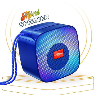 Pick Ur Needs Portable Wireless Speaker With RGB Light TF Card / USB Device / FM Radio Support 5 W Bluetooth Speaker(Blue, 5.0 Channel)