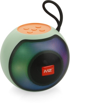 MZ M411SP (PORTABLE BLUETOOTH SPEAKER) Dynamic Thunder Sound with High Bass 5 W Bluetooth Speaker(Green, Stereo Channel)