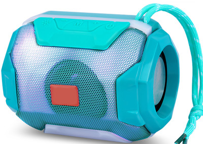F FERONS Powerpact bass & stereo audio color changIng led Light wireless portable FRG-162 3 W Bluetooth Speaker(Green, 5.0 Channel)