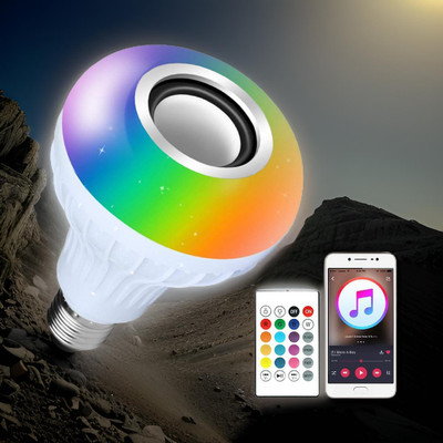 YAROH Bluetooth Speaker Light Bulb: Music & Colorful Ambiance 36 12 W Bluetooth Speaker(Multicolor, 5.1 Channel)